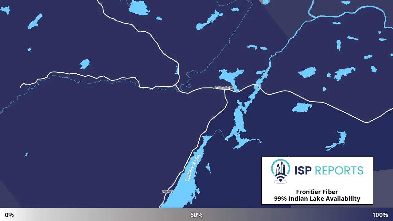 Indian Lake, NY map of internet availability