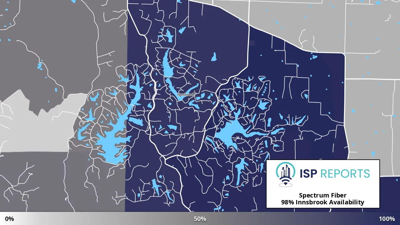 Innsbrook, MO map of internet availability