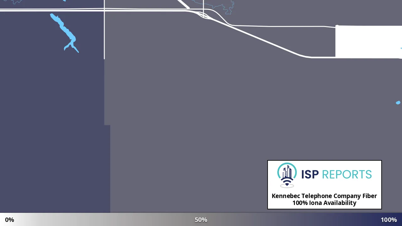 Iona, SD map of internet availability