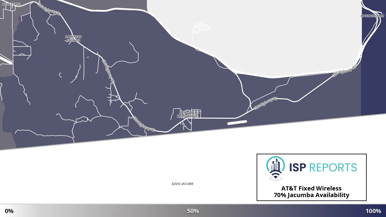 Jacumba, CA map of internet availability