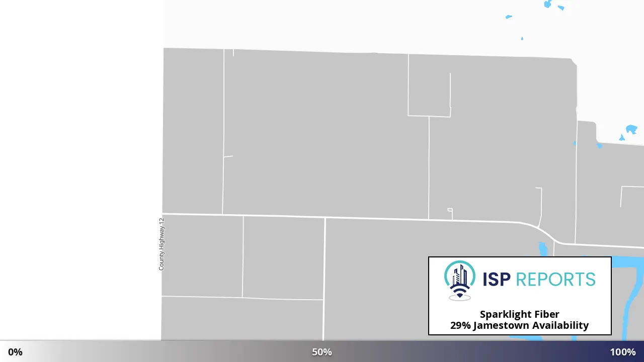Jamestown, IL map of internet availability
