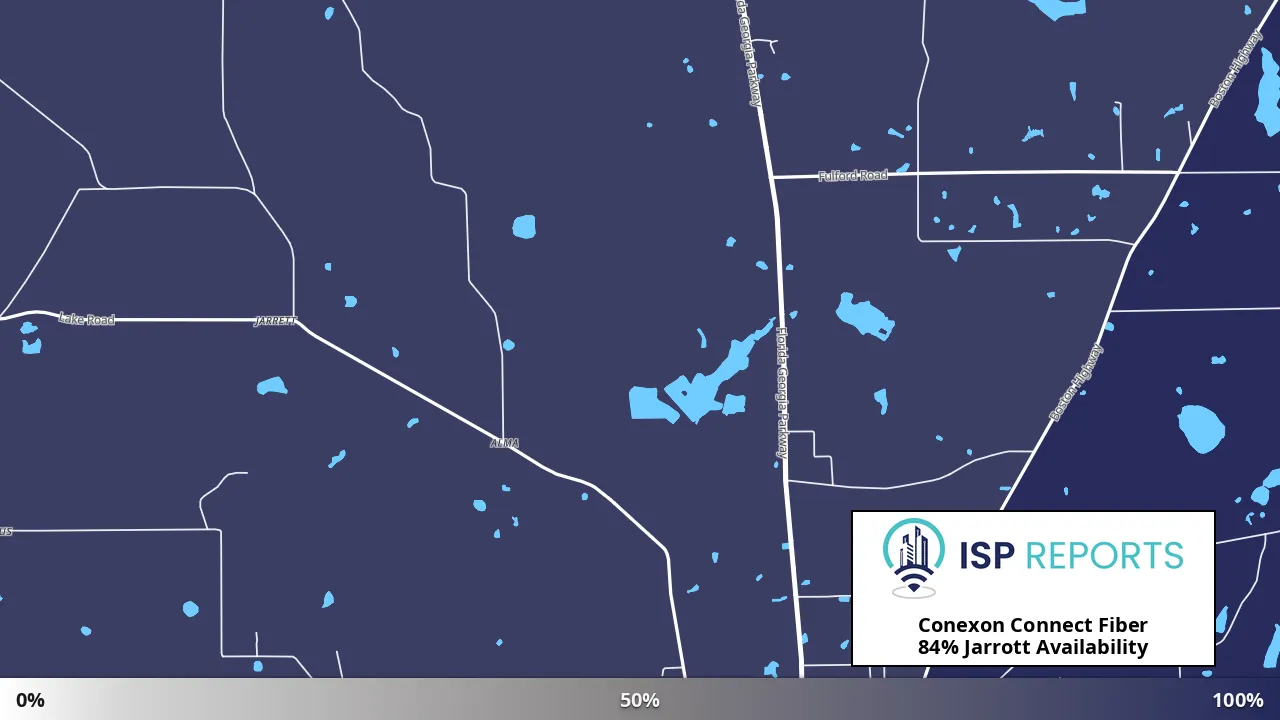 Jarrott, FL map of internet availability