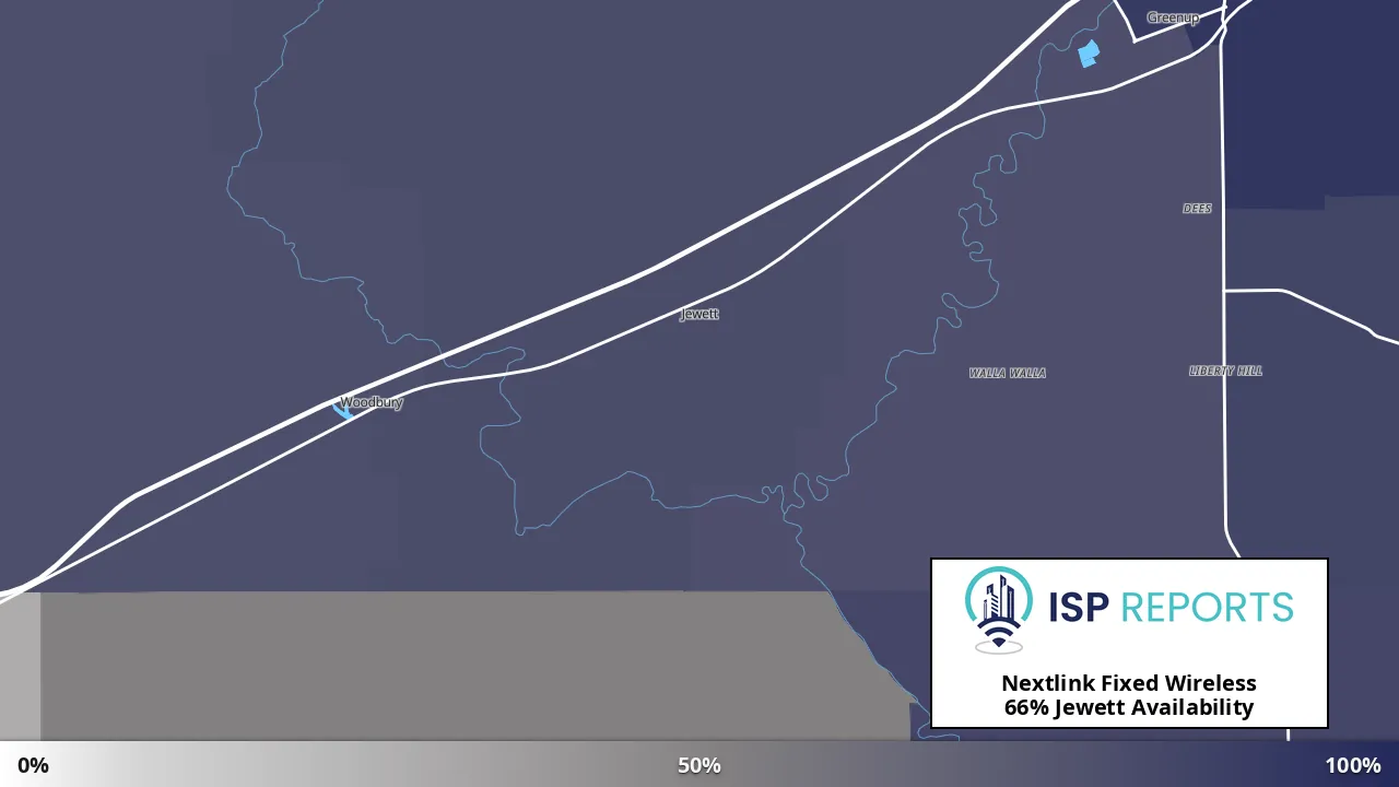 Jewett, IL map of internet availability