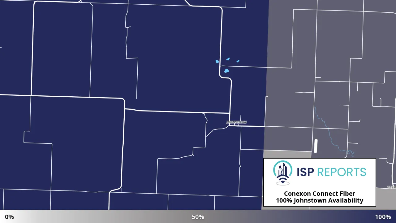 Johnstown, MO map of internet availability