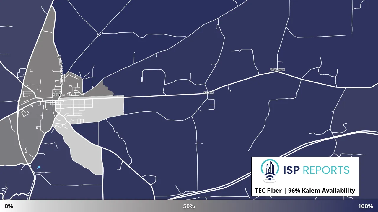 Kalem, MS map of internet availability