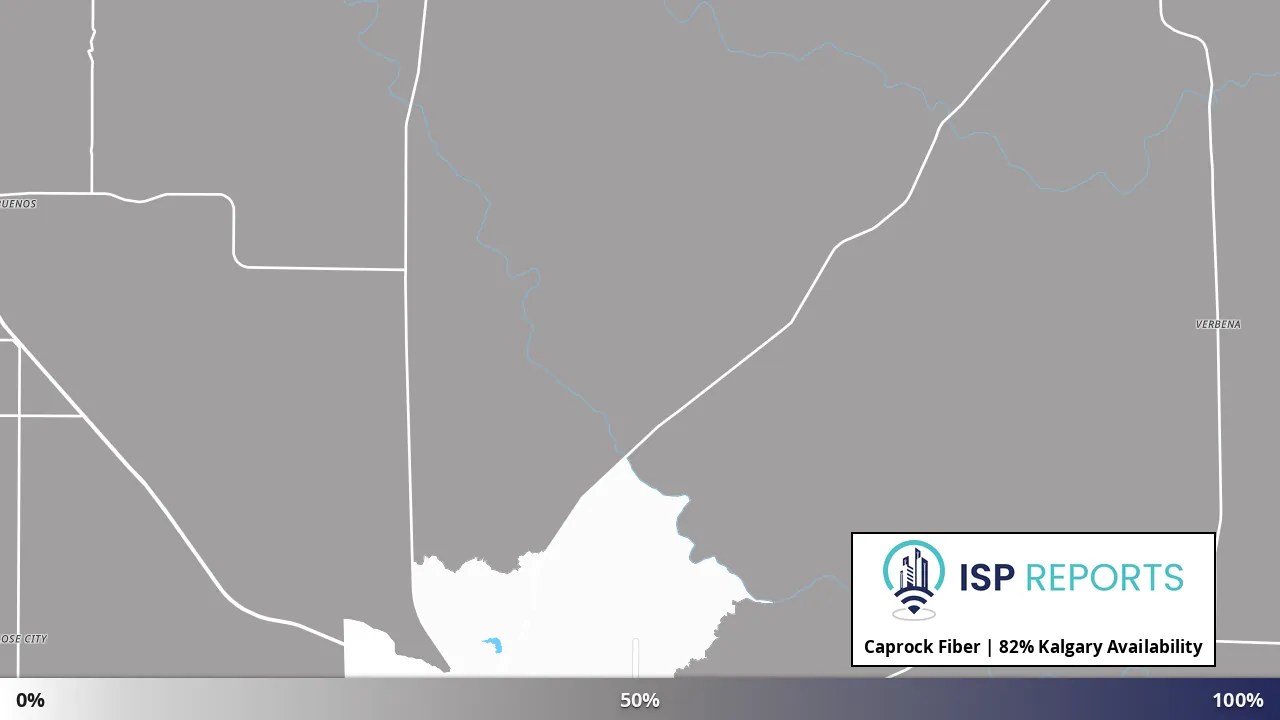 Kalgary, TX map of internet availability
