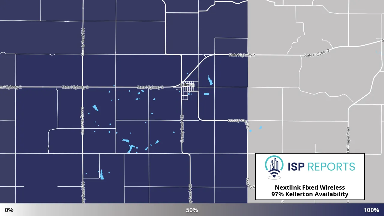 Kellerton, IA map of internet availability