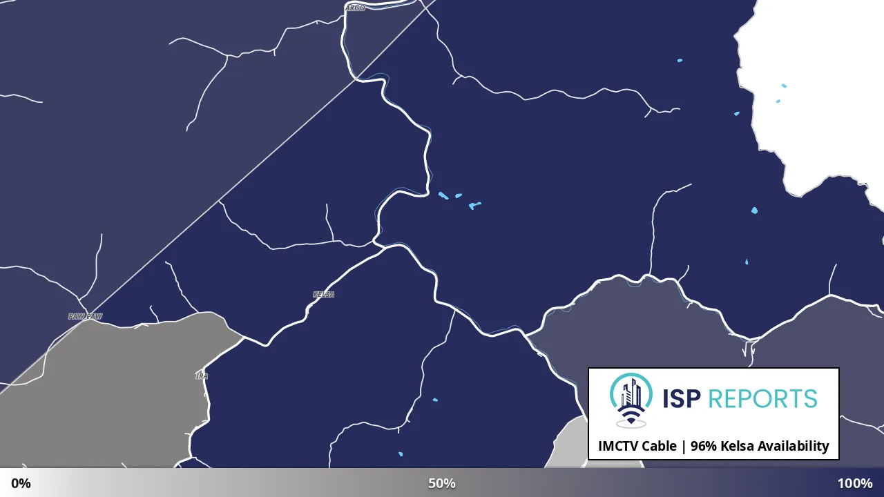 Kelsa, VA map of internet availability