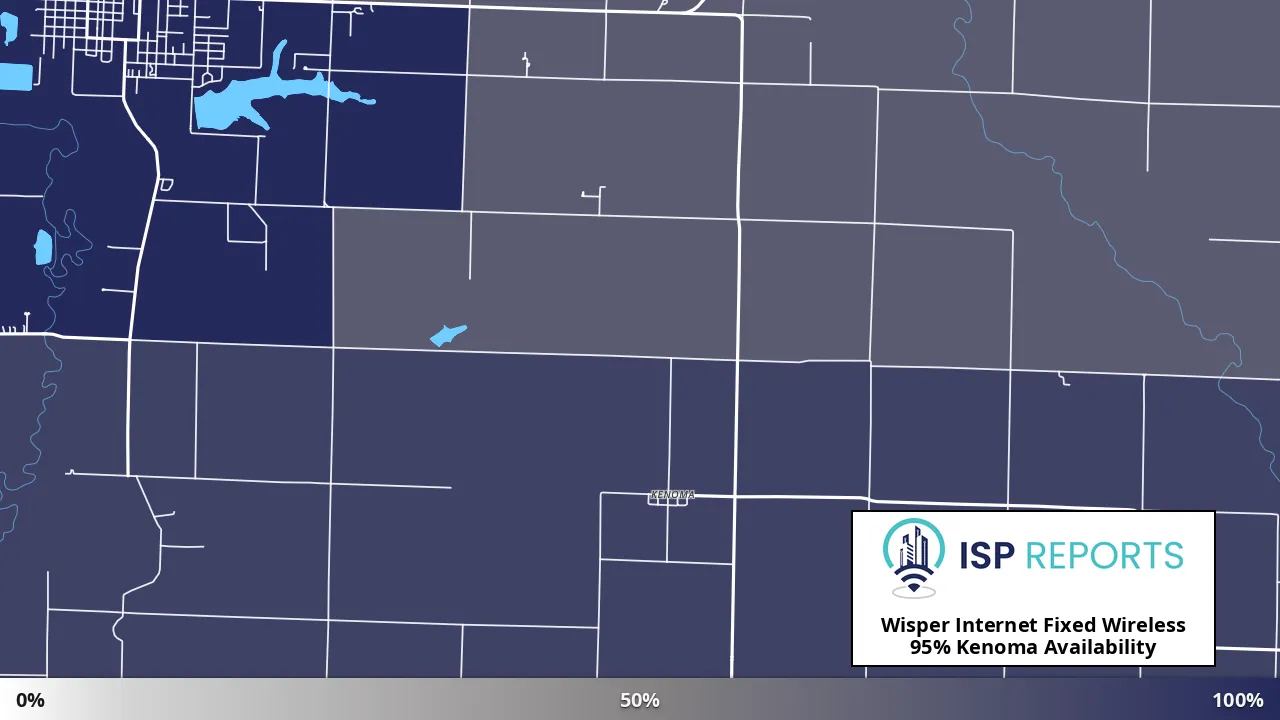 Kenoma, MO map of internet availability