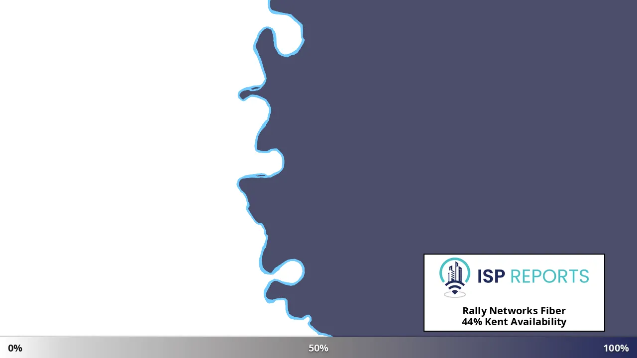 Kent, OR map of internet availability