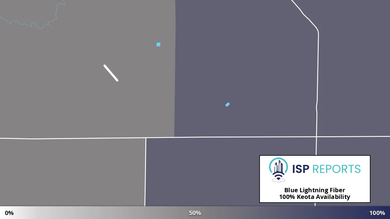 Keota, CO map of internet availability