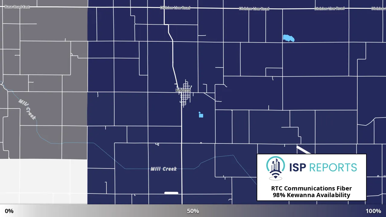 Kewanna, IN map of internet availability