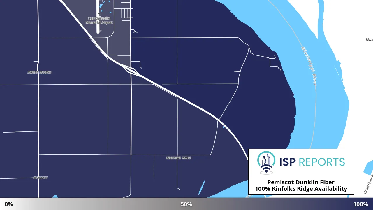 Kinfolks Ridge, MO map of internet availability