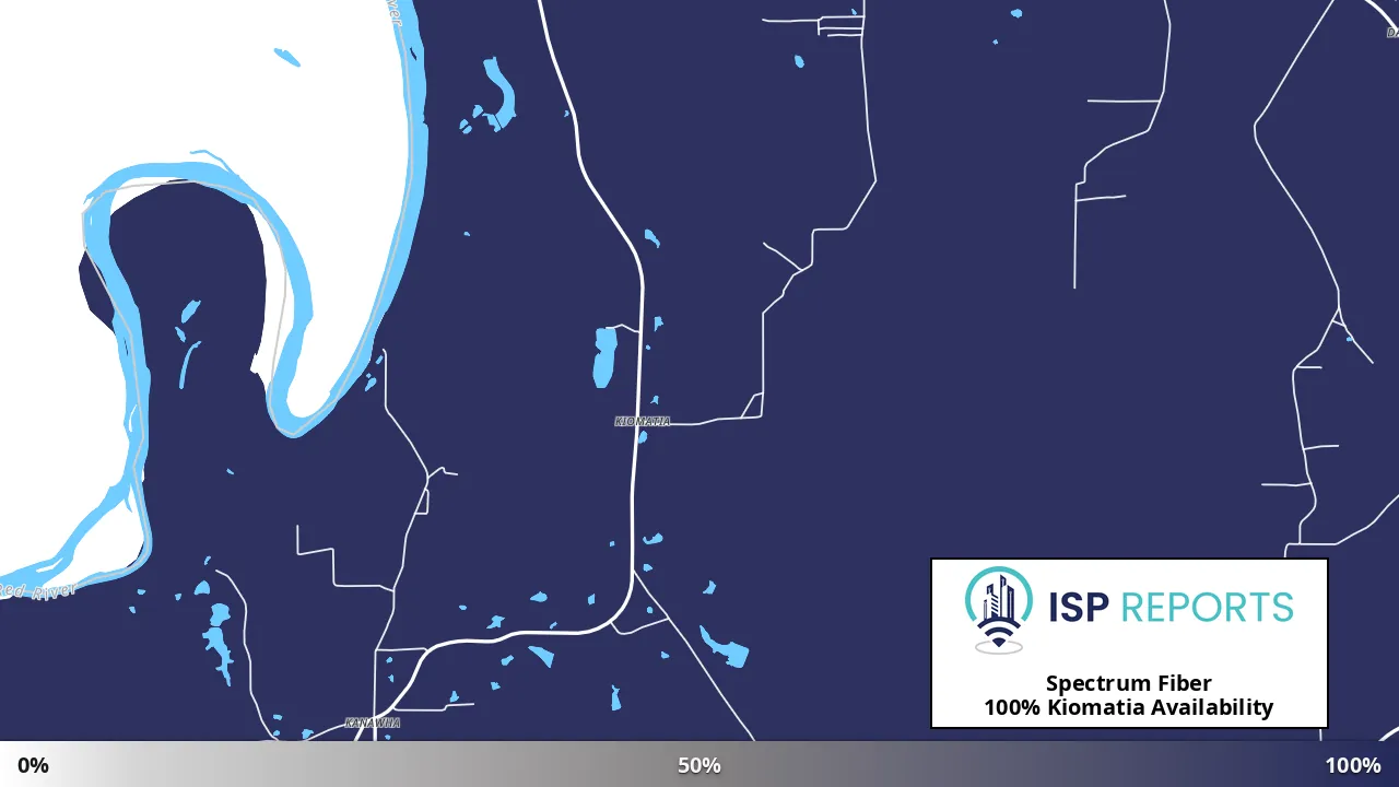 Kiomatia, TX map of internet availability