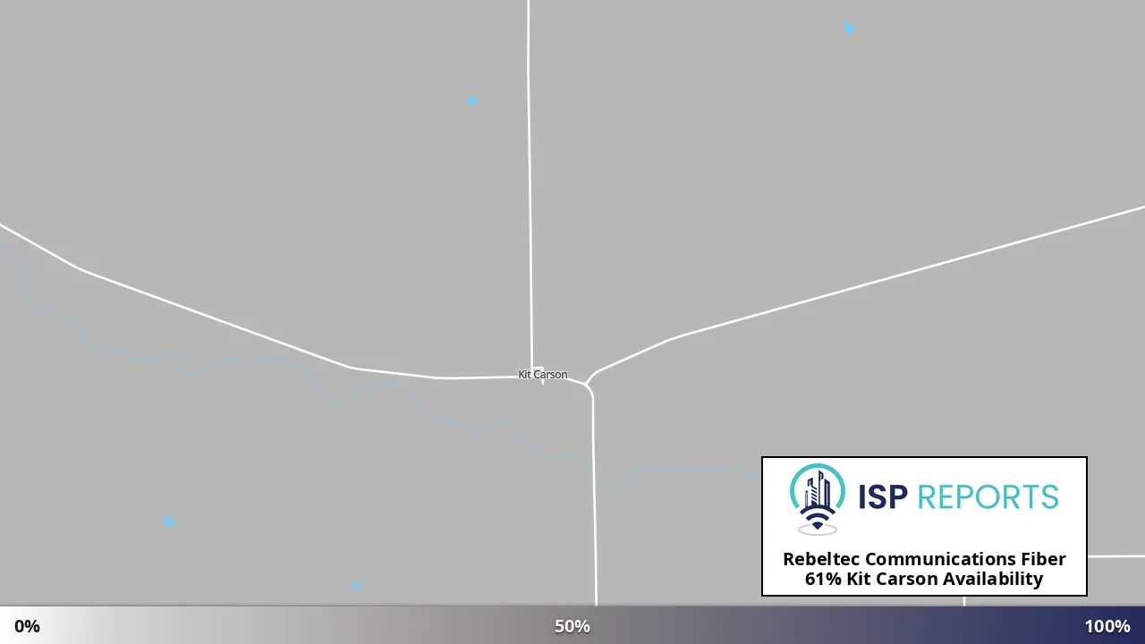 Kit Carson, CO map of internet availability