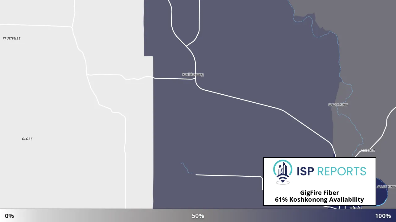 Koshkonong, MO map of internet availability