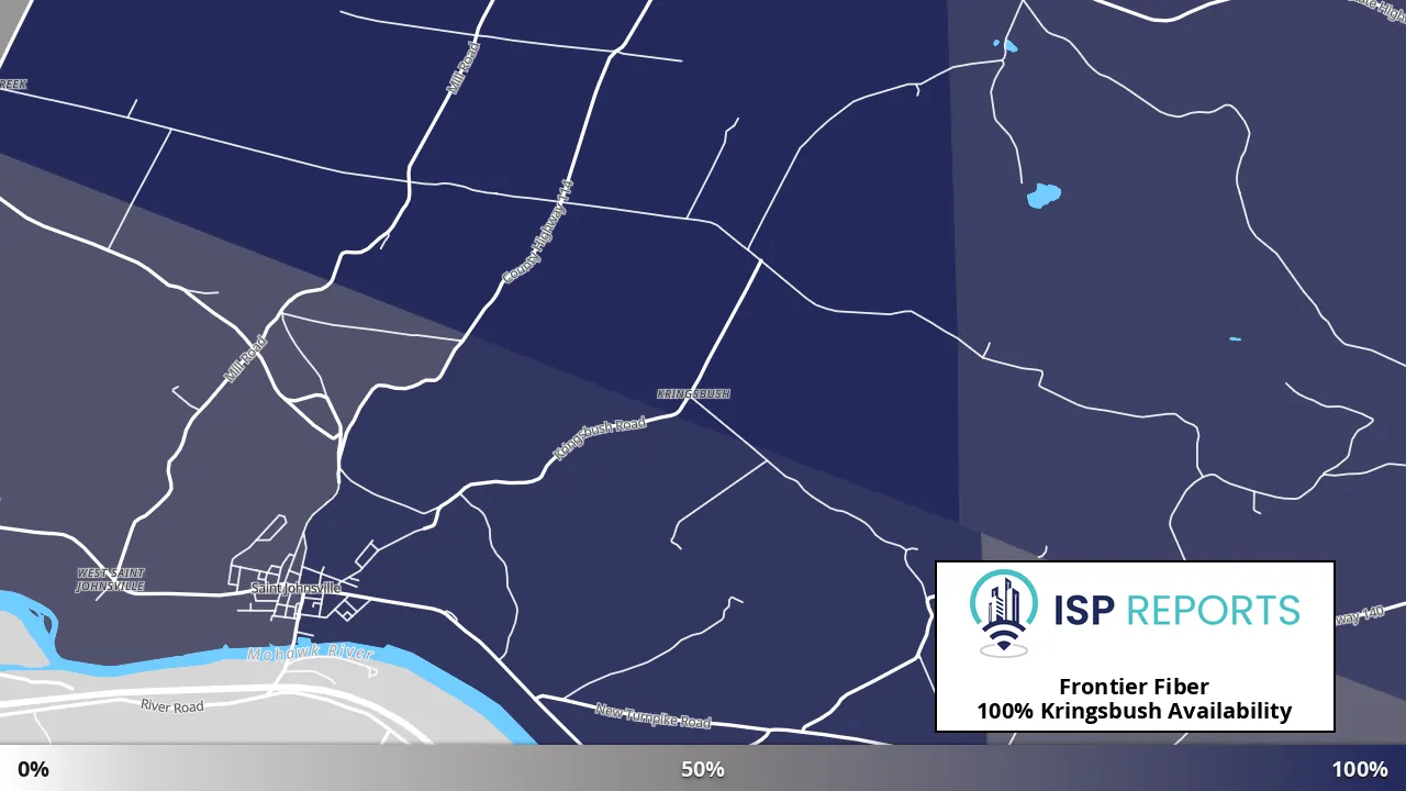 Kringsbush, NY map of internet availability