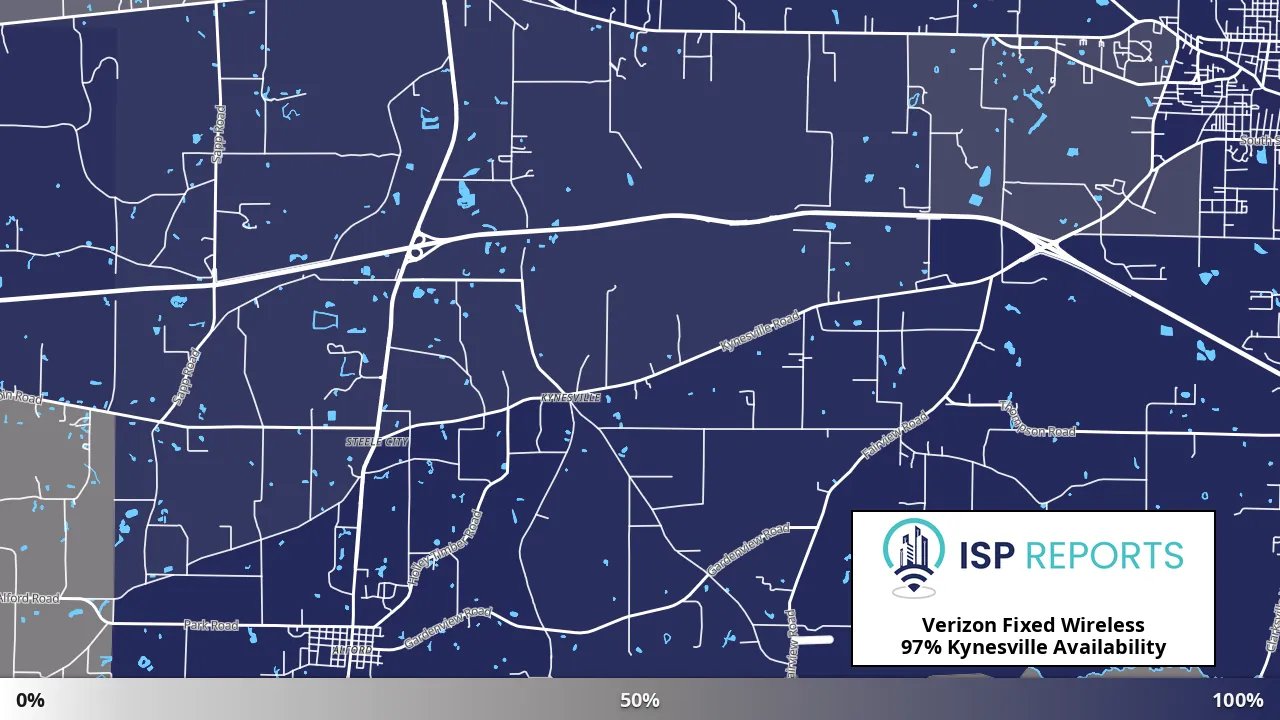 Kynesville, FL map of internet availability