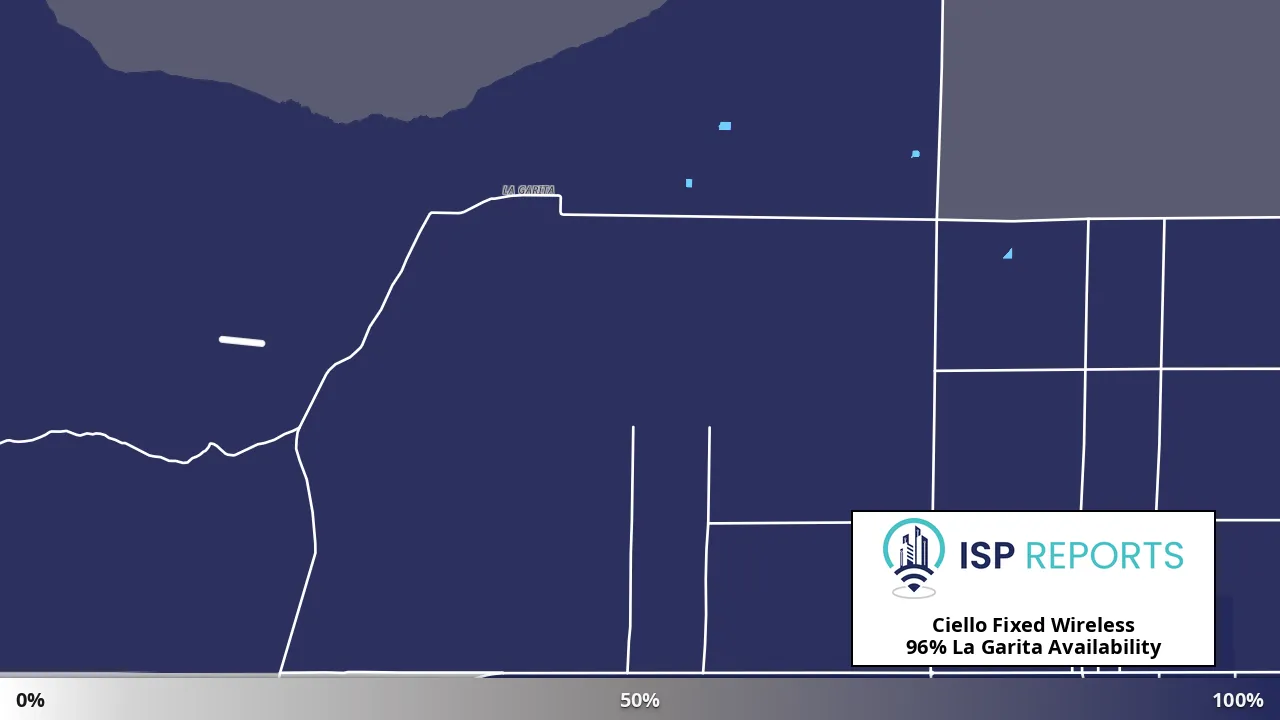 La Garita, CO map of internet availability