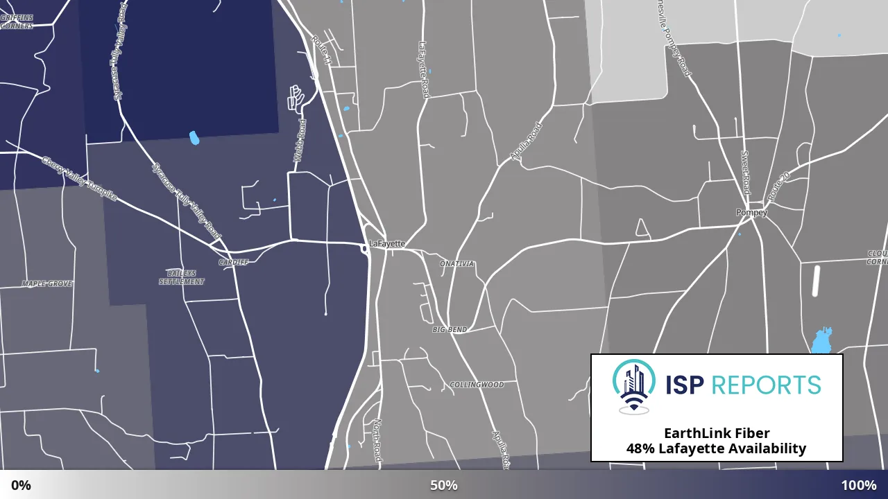 Lafayette, NY map of internet availability