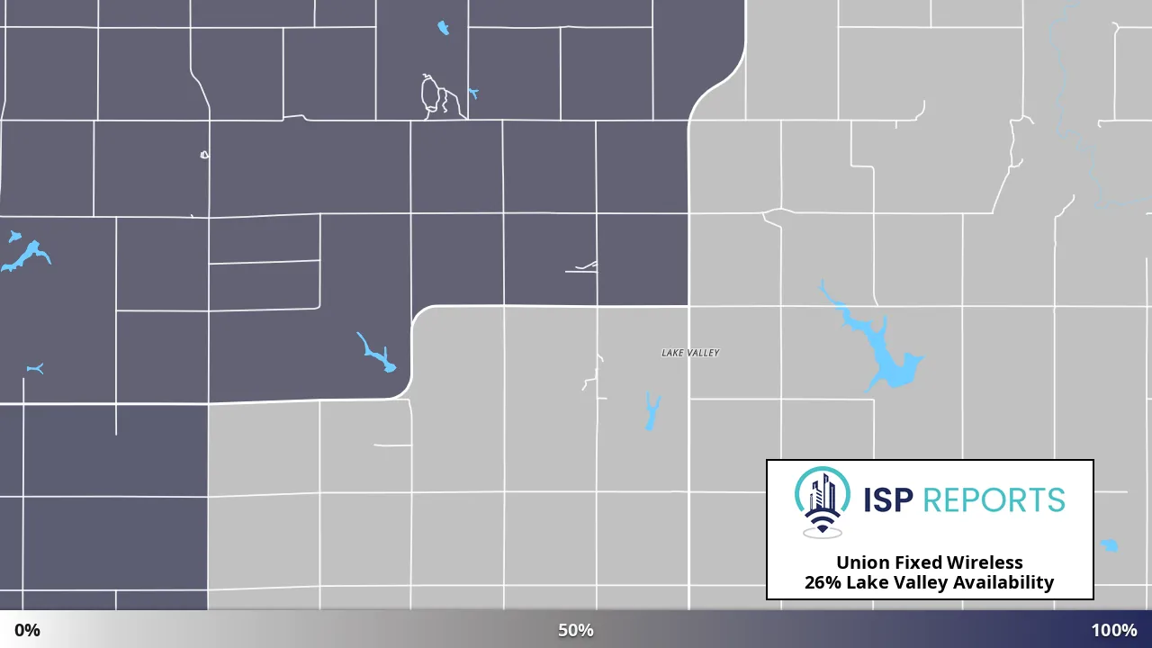 Lake Valley, OK map of internet availability