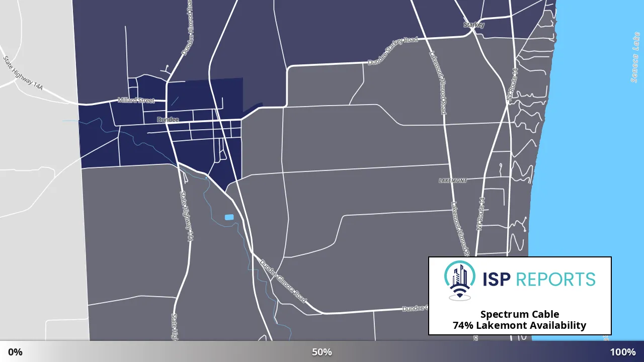 Lakemont, NY map of internet availability