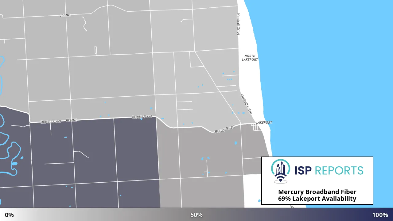 Lakeport, MI map of internet availability