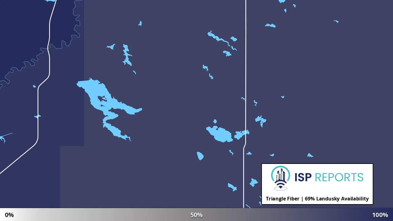 Landusky, MT map of internet availability
