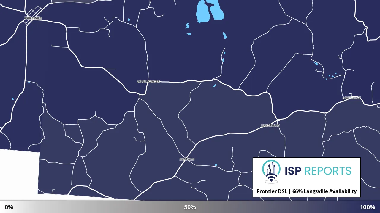 Langsville, OH map of internet availability