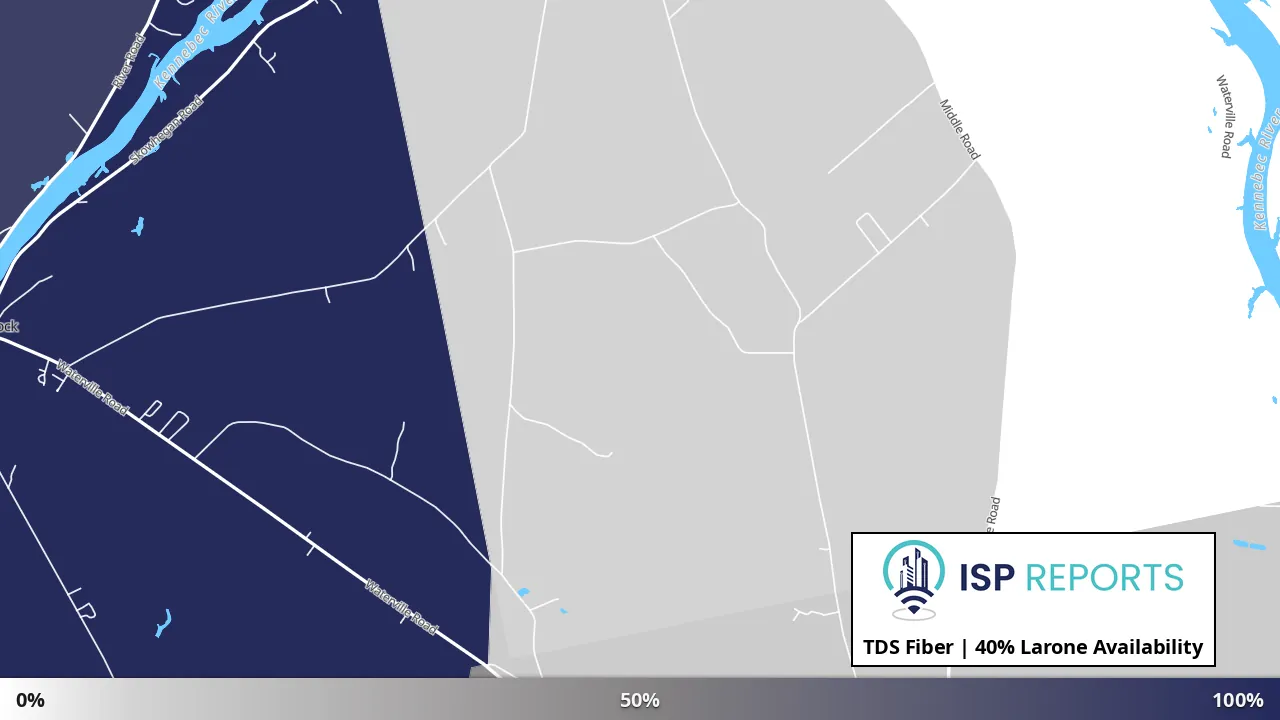 Larone, ME map of internet availability