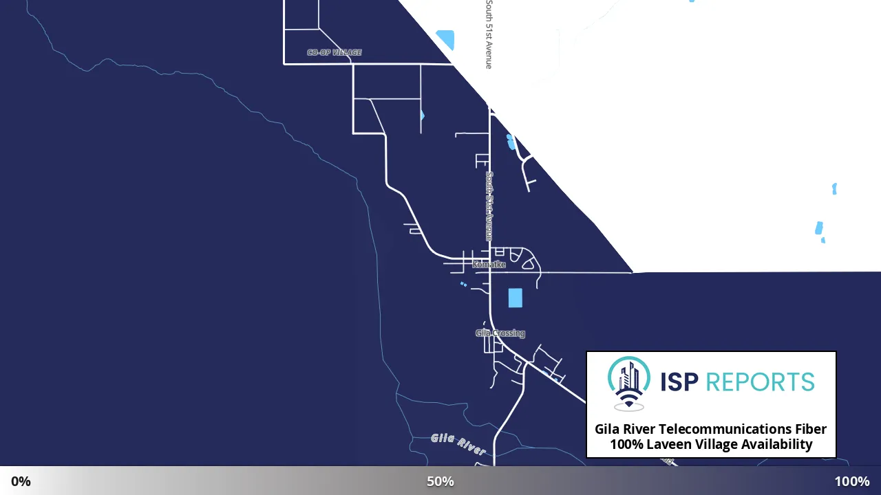 Laveen Village, AZ map of internet availability