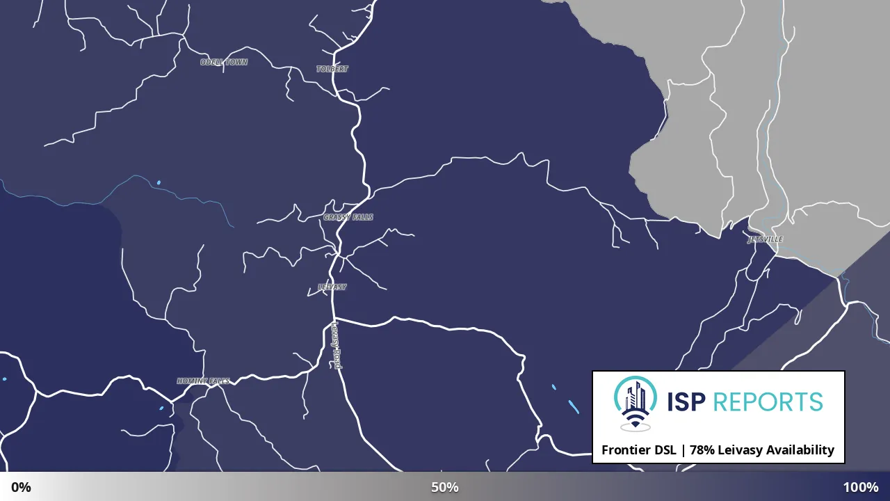 Leivasy, WV map of internet availability