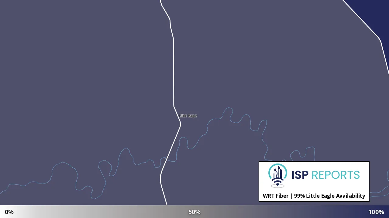 Little Eagle, SD map of internet availability