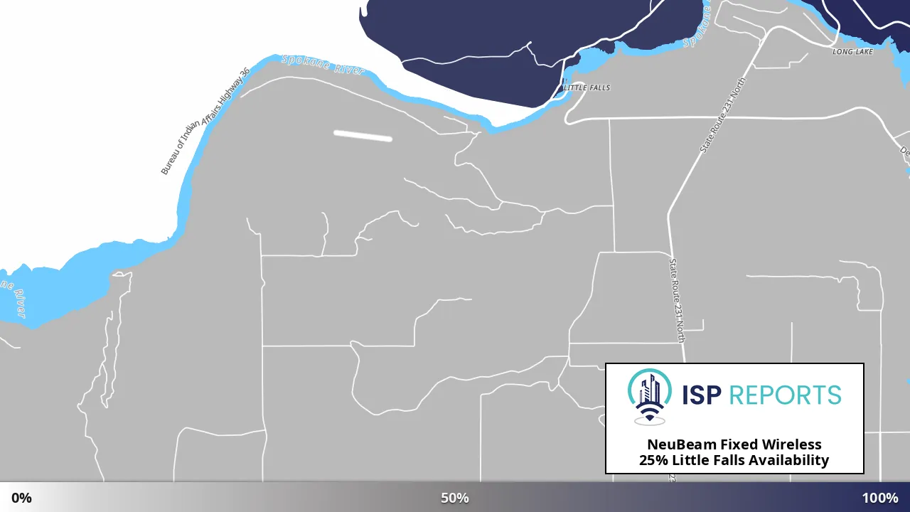 Little Falls, WA map of internet availability
