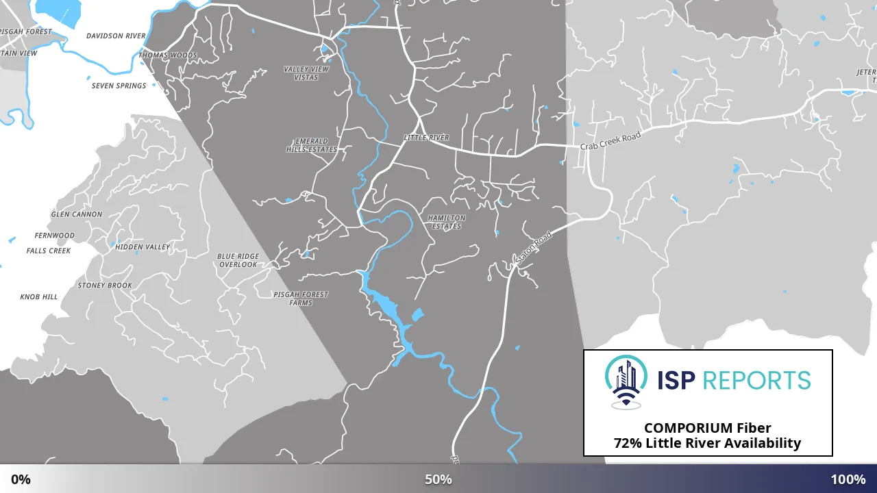 Little River, NC map of internet availability