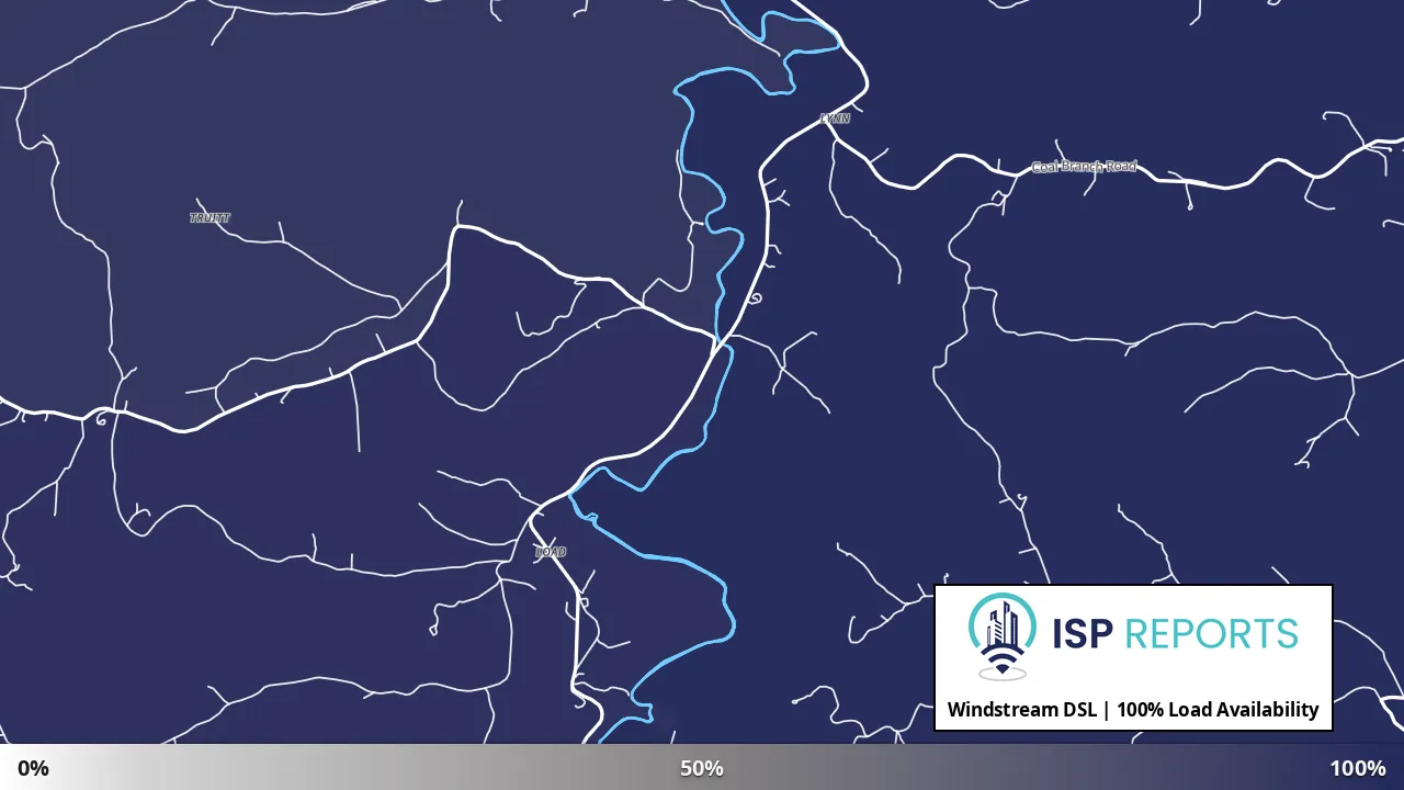 Load, KY map of internet availability
