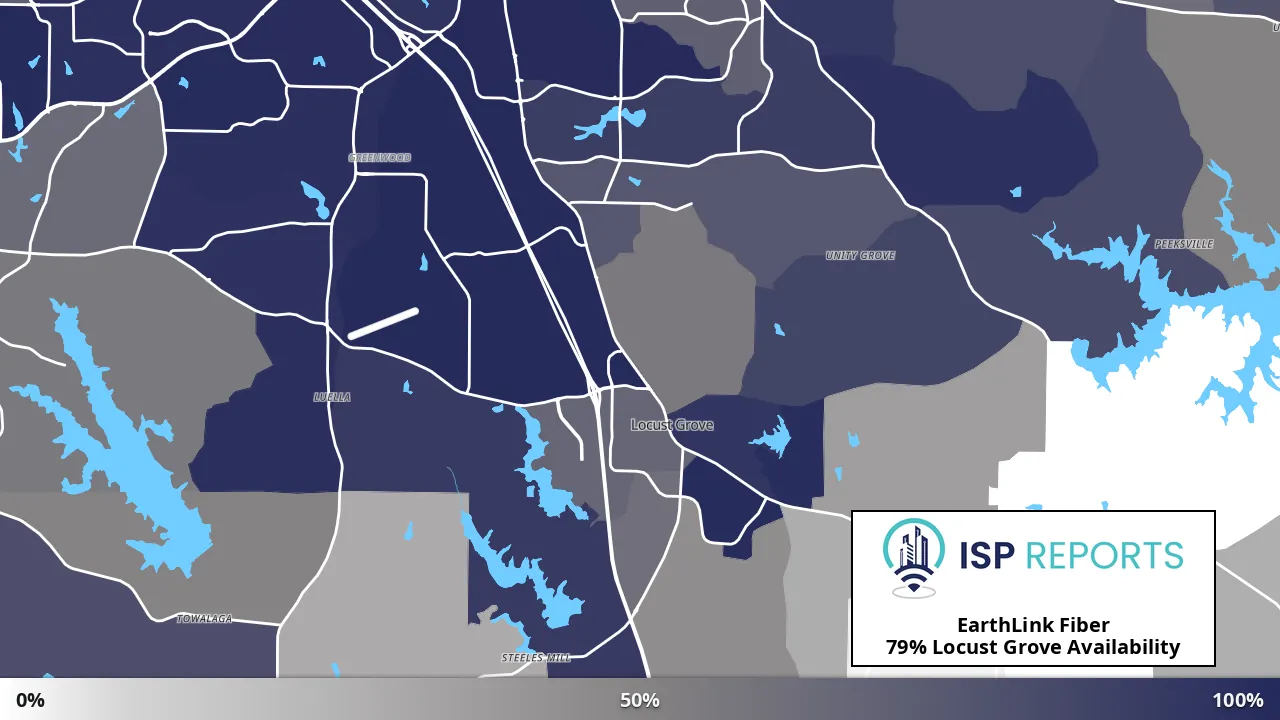 Locust Grove, GA map of internet availability