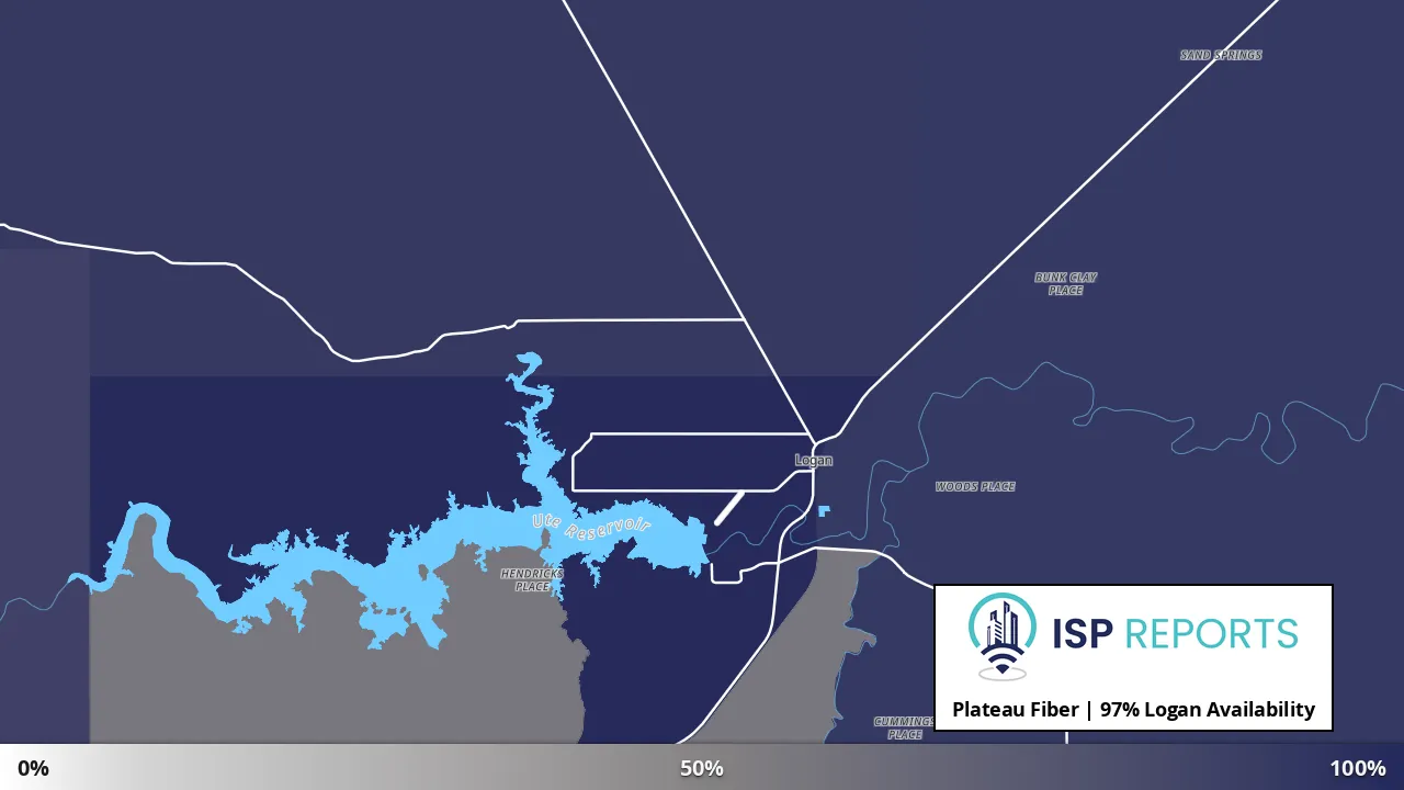 Logan, NM map of internet availability