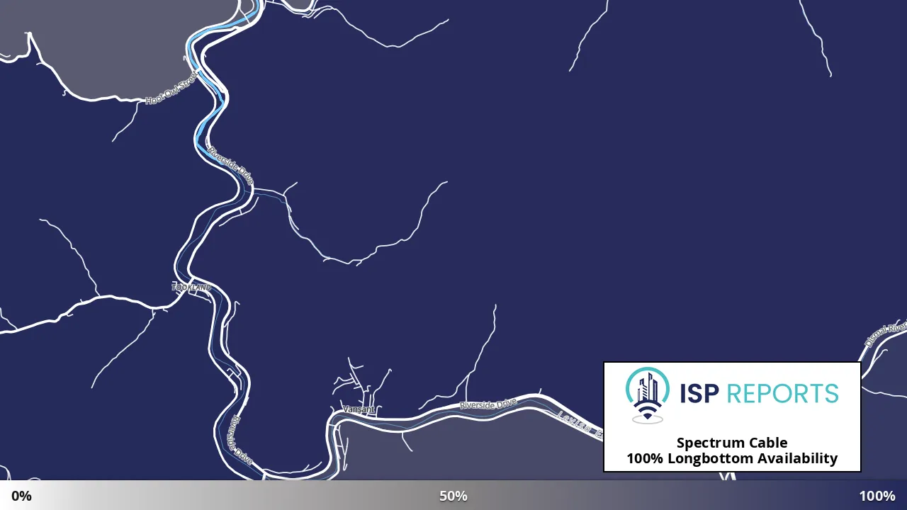 Longbottom, VA map of internet availability
