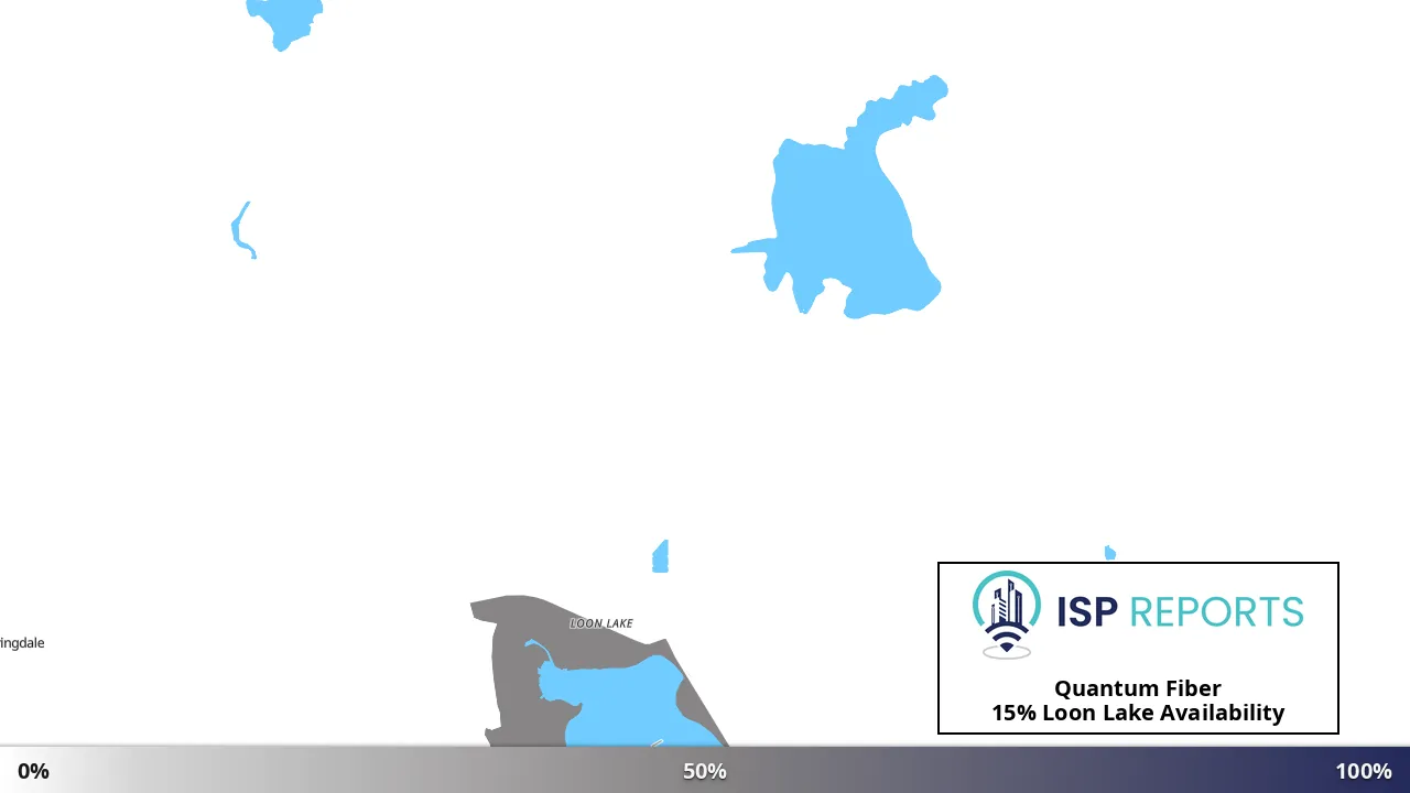 Loon Lake, WA map of internet availability