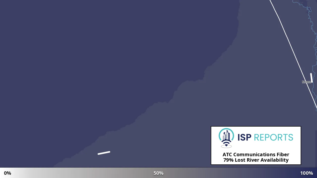 Lost River, ID map of internet availability