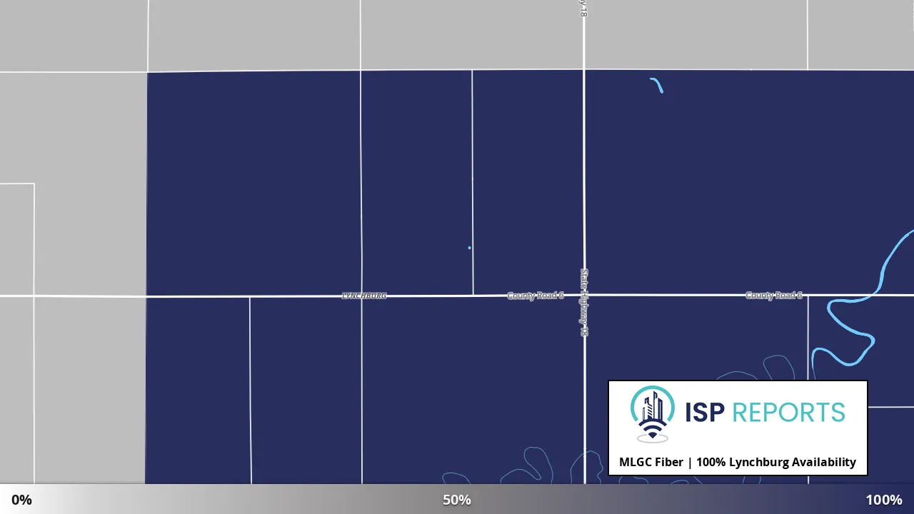 Lynchburg, ND map of internet availability