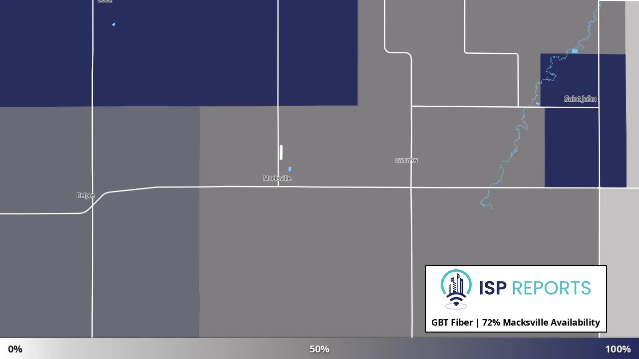 Macksville, KS map of internet availability