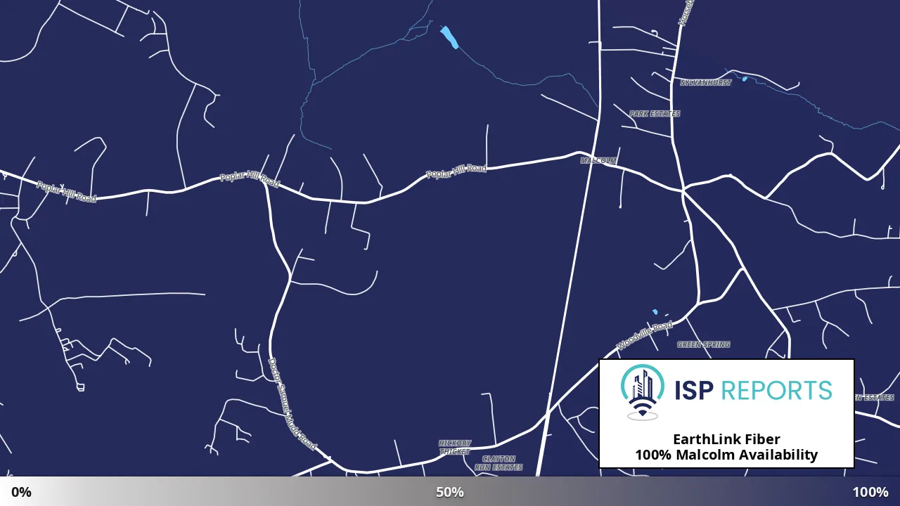 Malcolm, MD map of internet availability