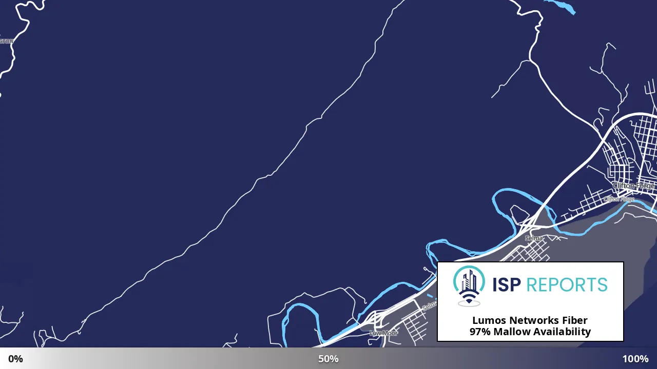 Mallow, VA map of internet availability
