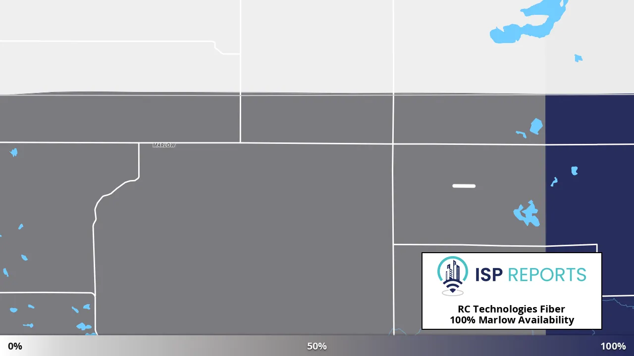 Marlow, SD map of internet availability