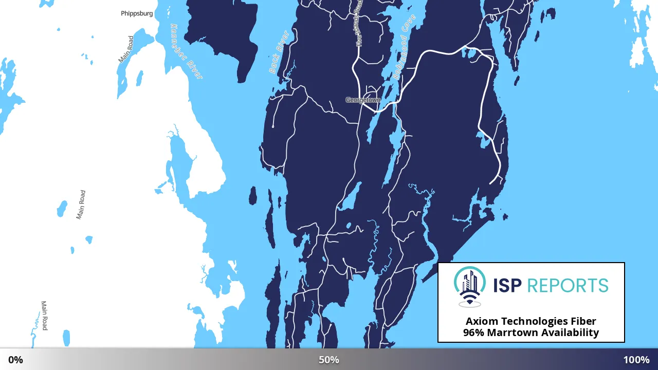 Marrtown, ME map of internet availability