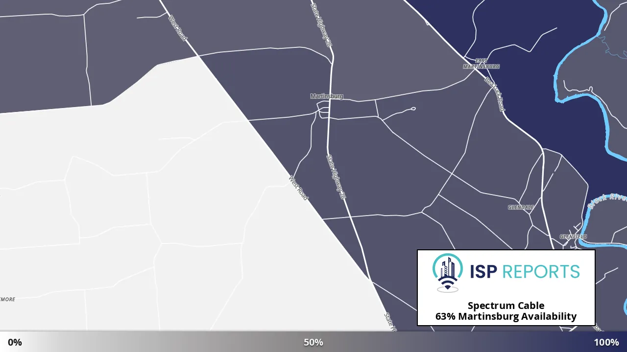 Martinsburg, NY map of internet availability