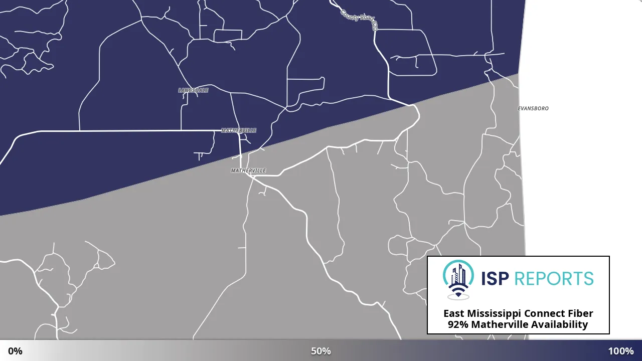 Matherville, MS map of internet availability