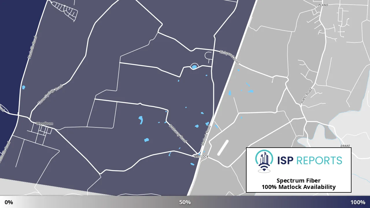Matlock, KY map of internet availability